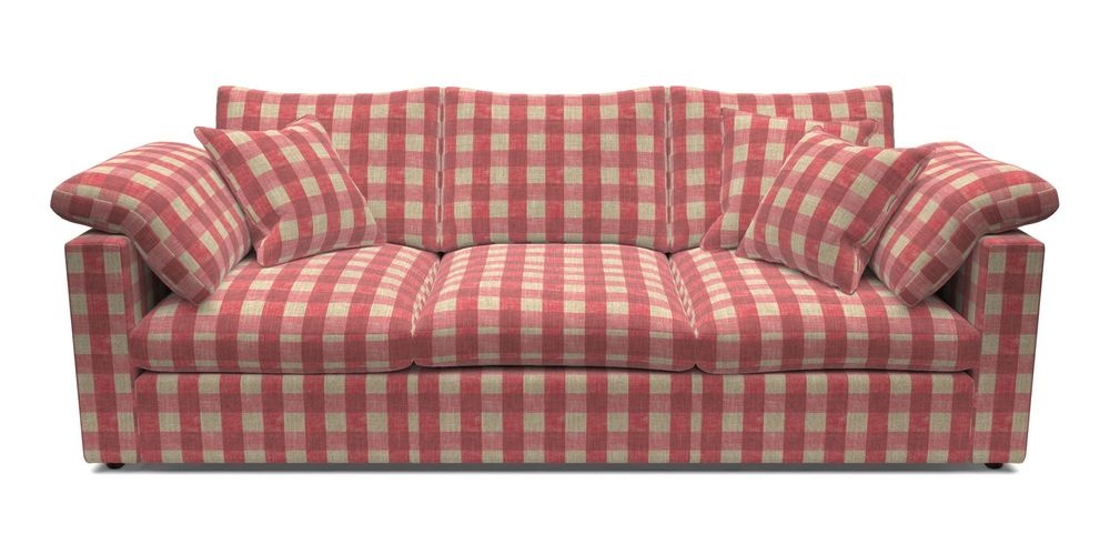 4 Seater Straight Arm Sofa
