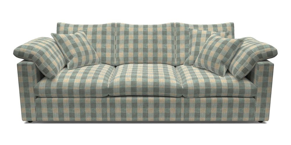 4 Seater Straight Arm Sofa