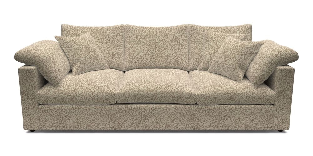 4 Seater Straight Arm Sofa