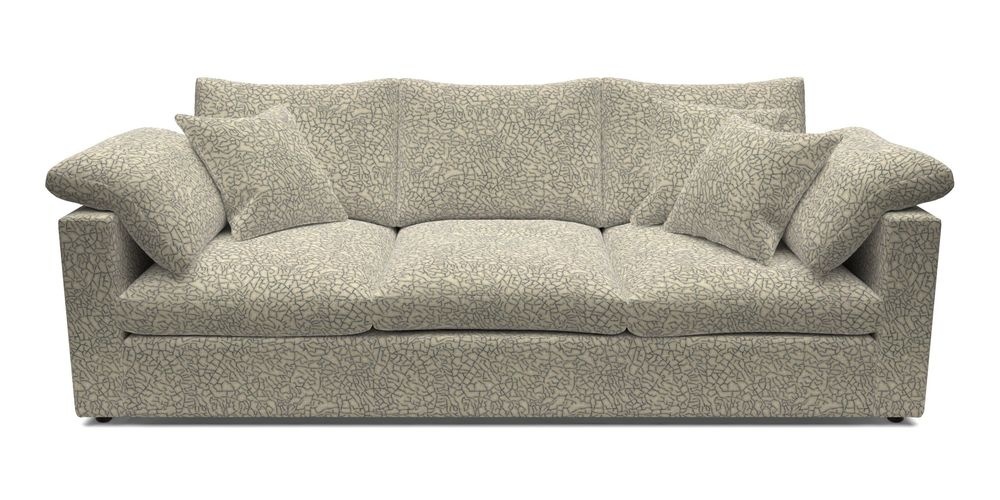 4 Seater Straight Arm Sofa