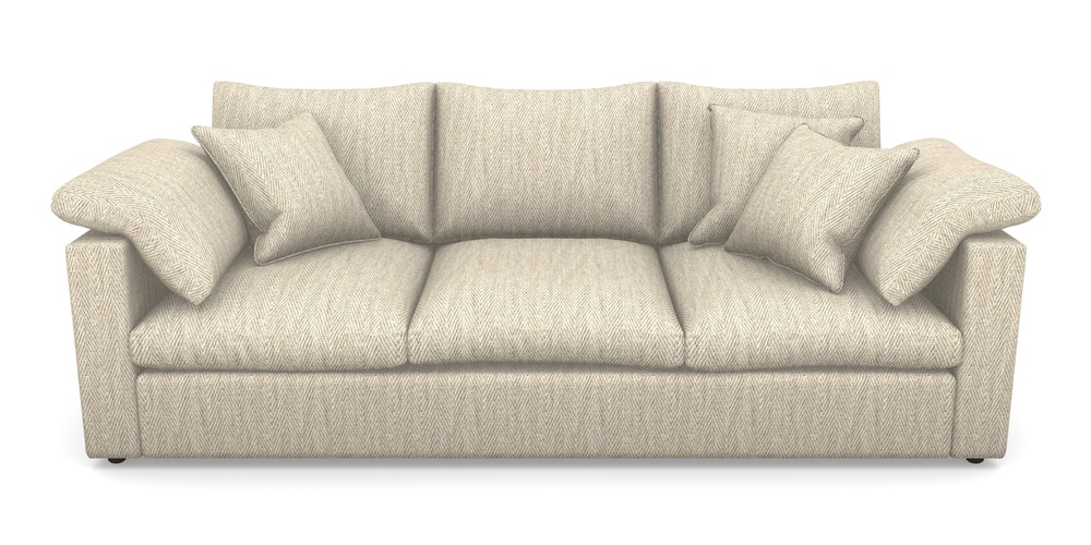 Product photograph of Big Softie Straight Arm 4 Seater Straight Arm Sofa In Swaledale - Linen from Sofas and Stuff Limited