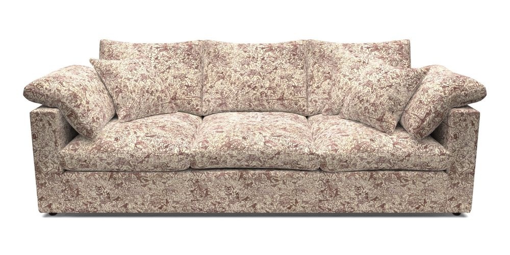 4 Seater Straight Arm Sofa