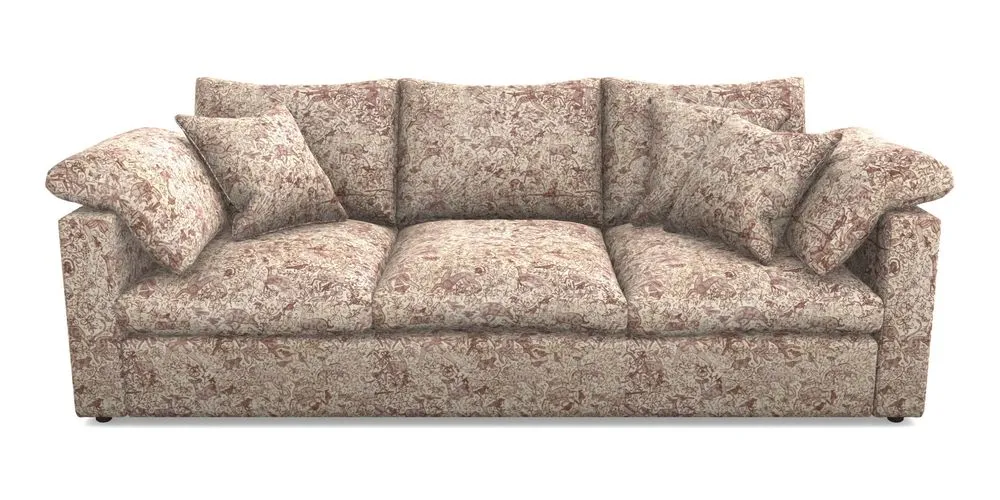 4 Seater Straight Arm Sofa