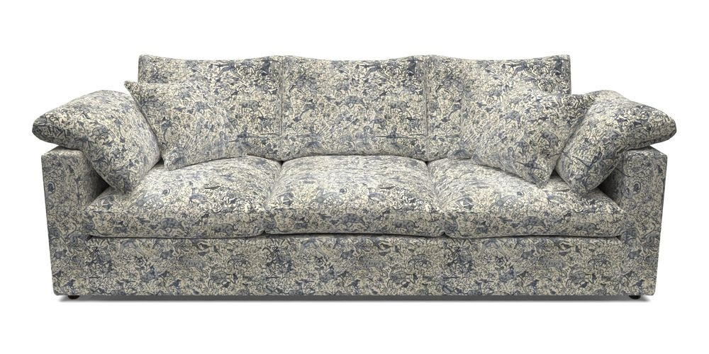 4 Seater Straight Arm Sofa
