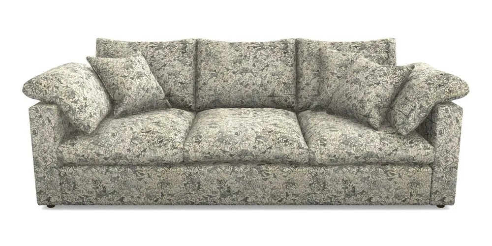 4 Seater Straight Arm Sofa