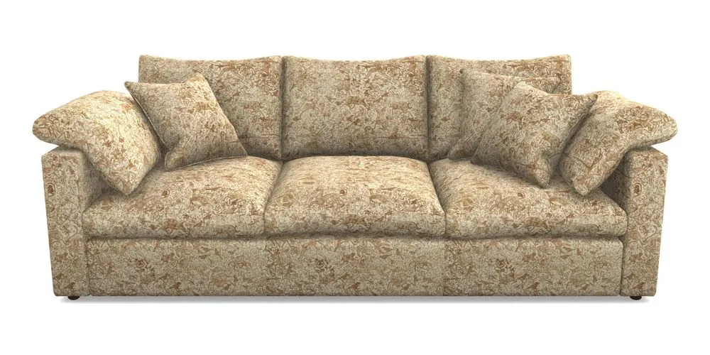 4 Seater Straight Arm Sofa