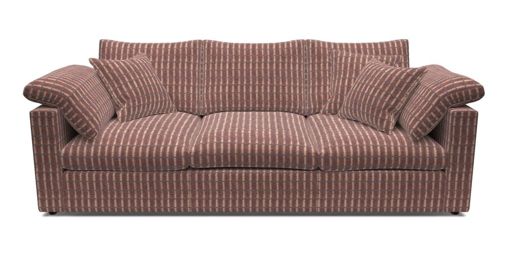 4 Seater Straight Arm Sofa