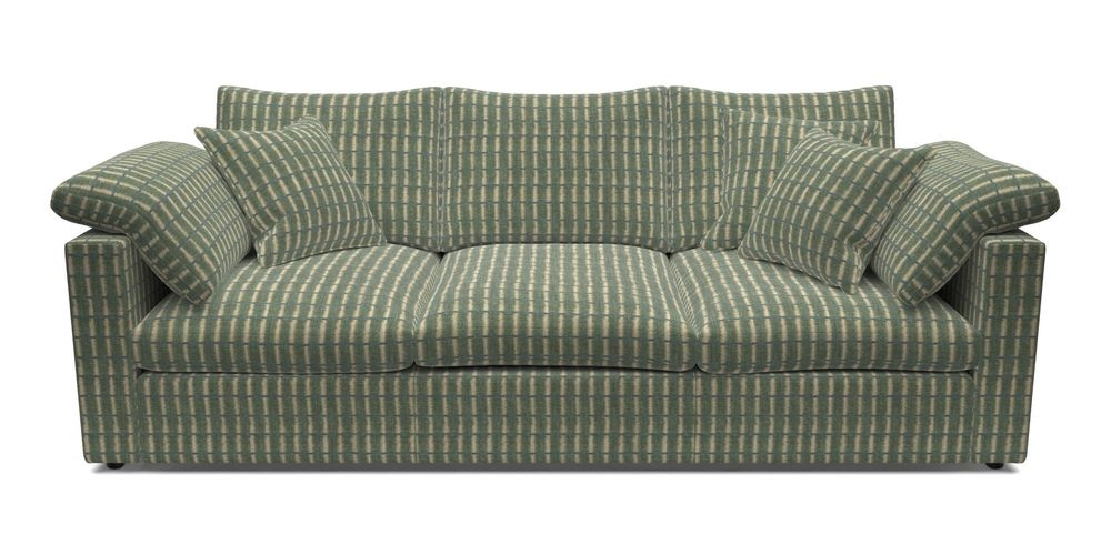 4 Seater Straight Arm Sofa
