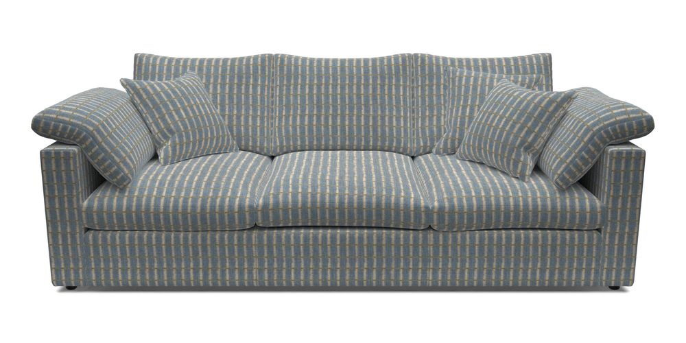 4 Seater Straight Arm Sofa