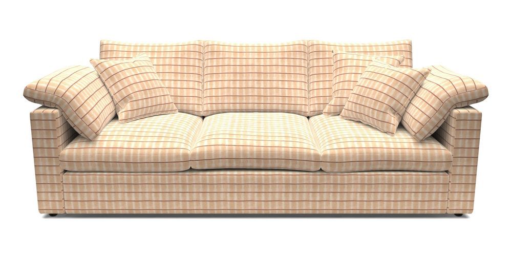 4 Seater Straight Arm Sofa