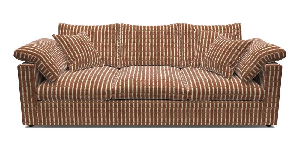 4 Seater Straight Arm Sofa