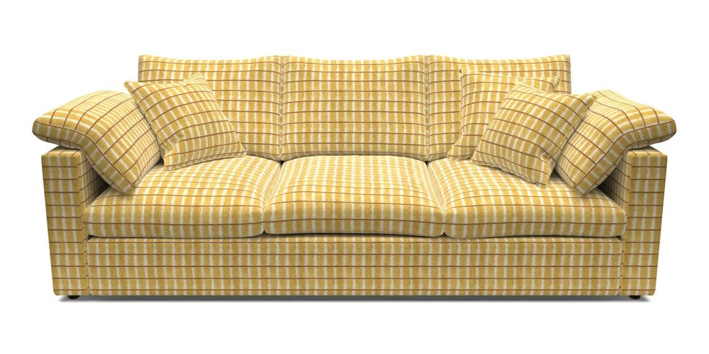 4 Seater Straight Arm Sofa