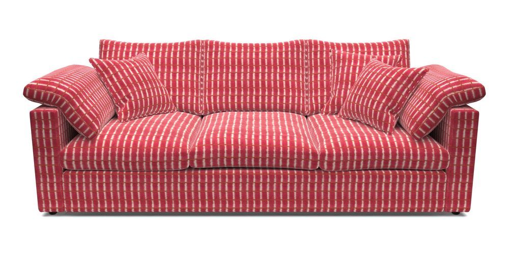 4 Seater Straight Arm Sofa
