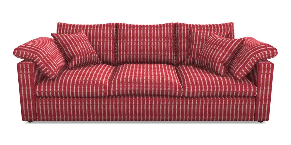 4 Seater Straight Arm Sofa