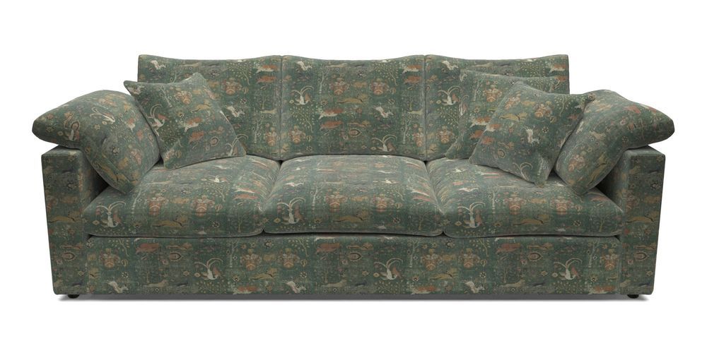 4 Seater Straight Arm Sofa