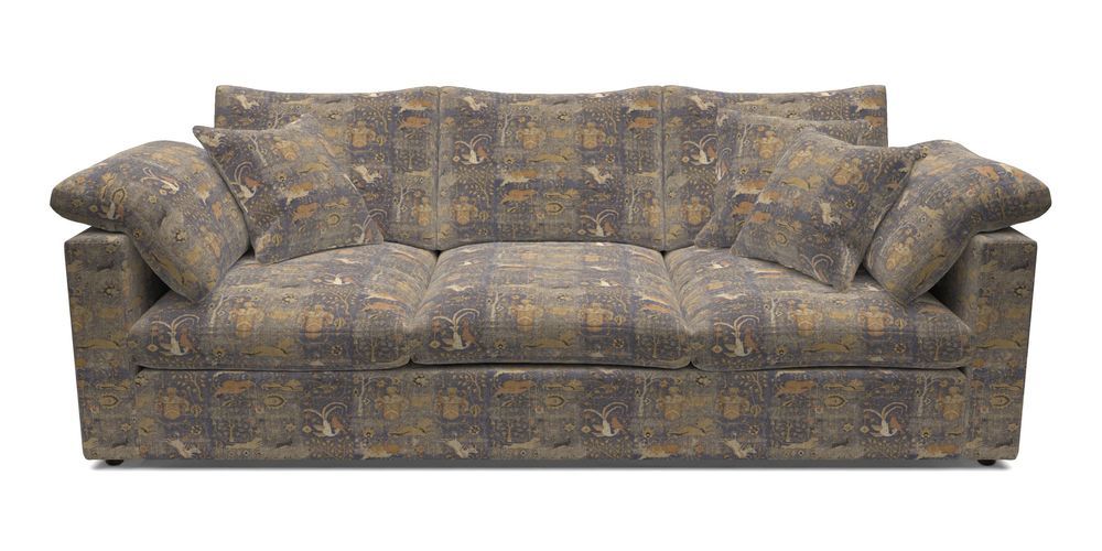 4 Seater Straight Arm Sofa