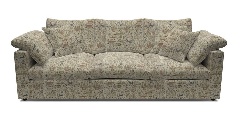 4 Seater Straight Arm Sofa