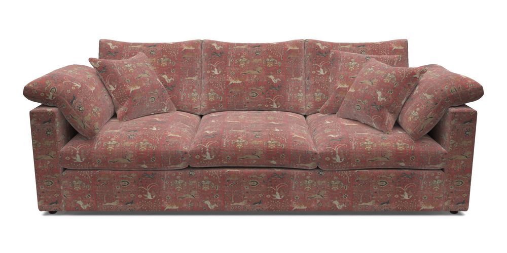 4 Seater Straight Arm Sofa