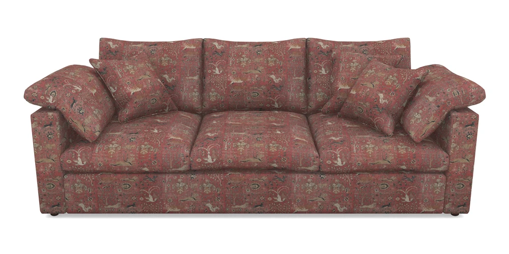 4 Seater Straight Arm Sofa