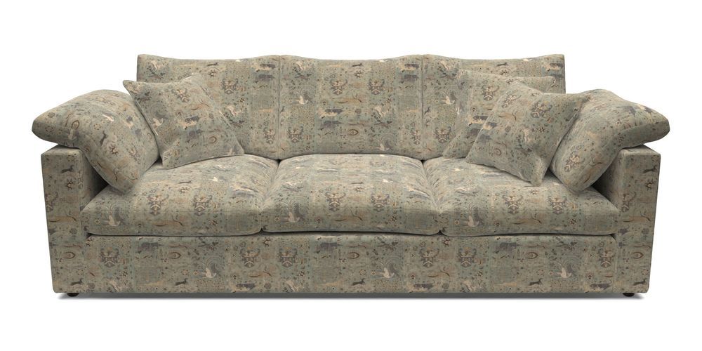 4 Seater Straight Arm Sofa