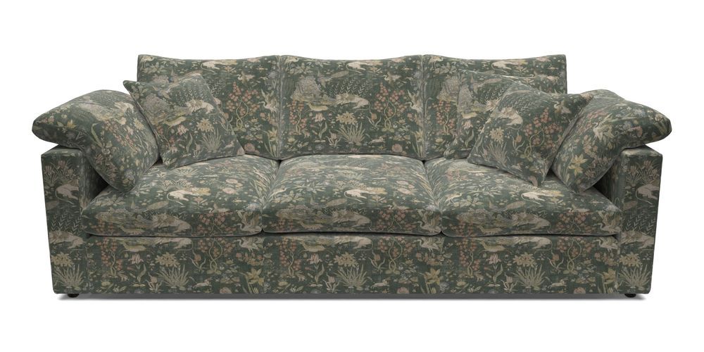 4 Seater Straight Arm Sofa