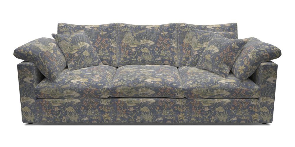 4 Seater Straight Arm Sofa