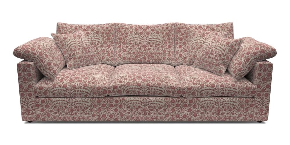 4 Seater Straight Arm Sofa