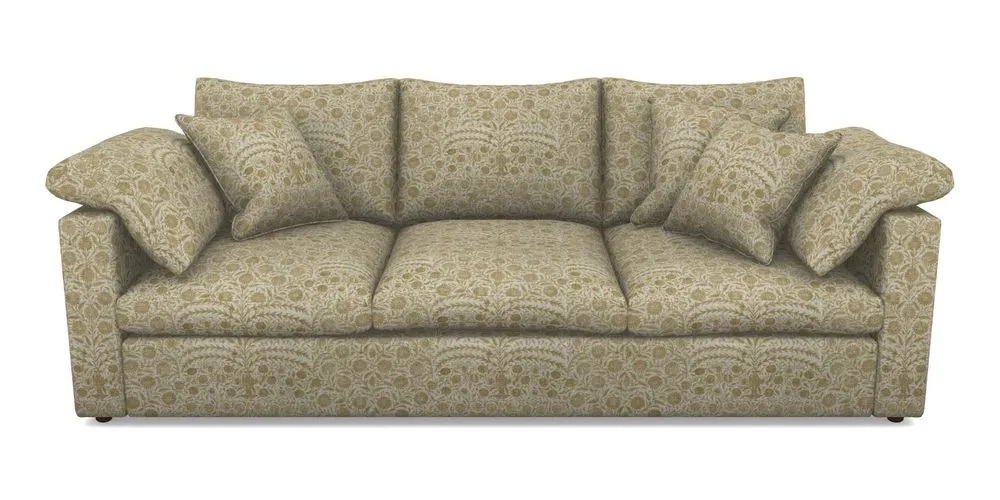 4 Seater Straight Arm Sofa