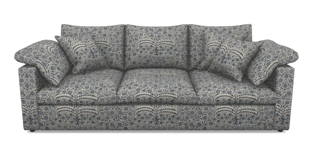 4 Seater Straight Arm Sofa