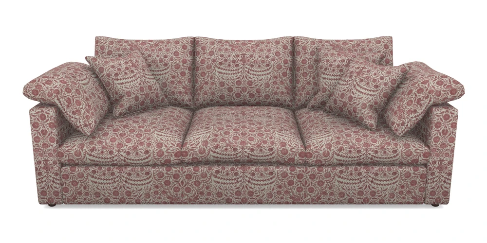 4 Seater Straight Arm Sofa