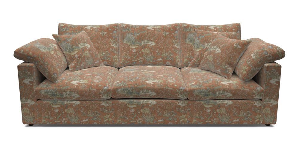 4 Seater Straight Arm Sofa