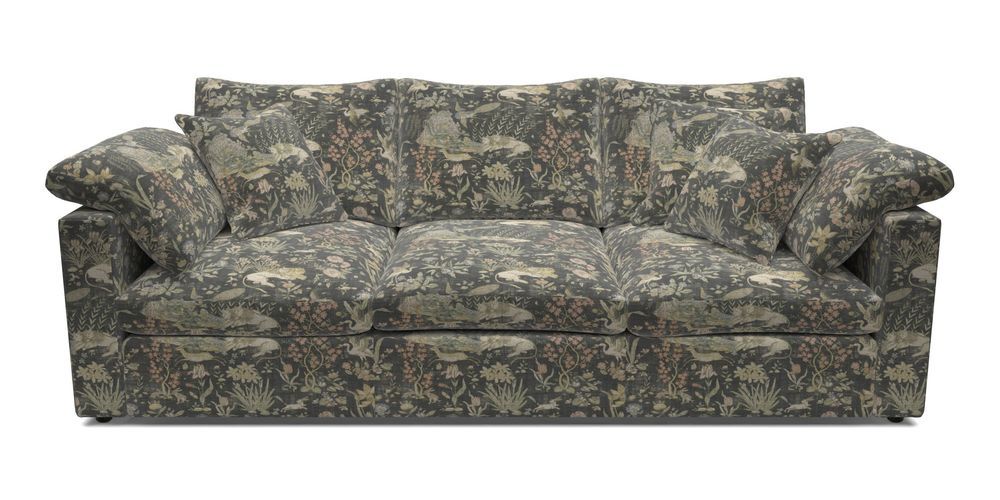 4 Seater Straight Arm Sofa