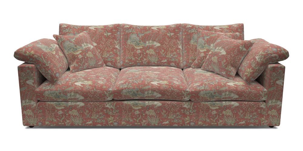 4 Seater Straight Arm Sofa