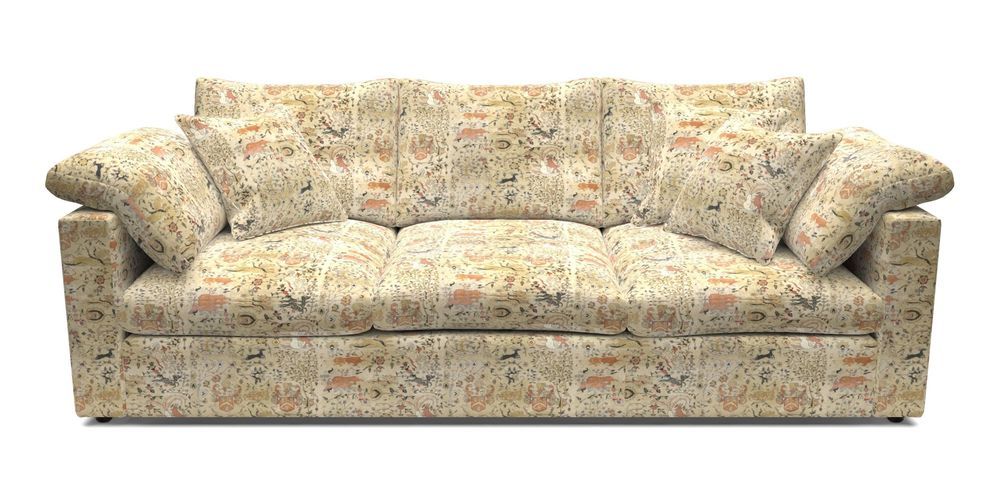4 Seater Straight Arm Sofa