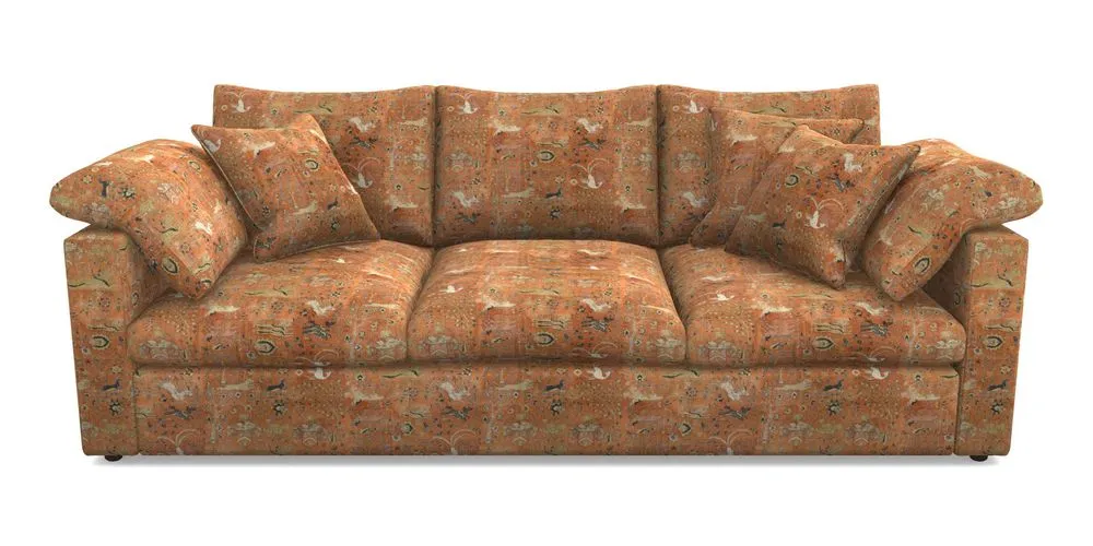 4 Seater Straight Arm Sofa