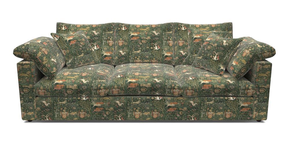 4 Seater Straight Arm Sofa