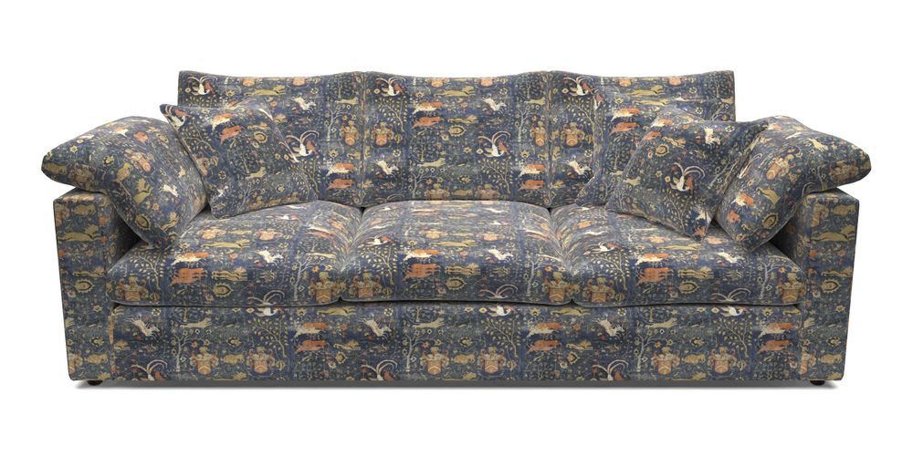 4 Seater Straight Arm Sofa