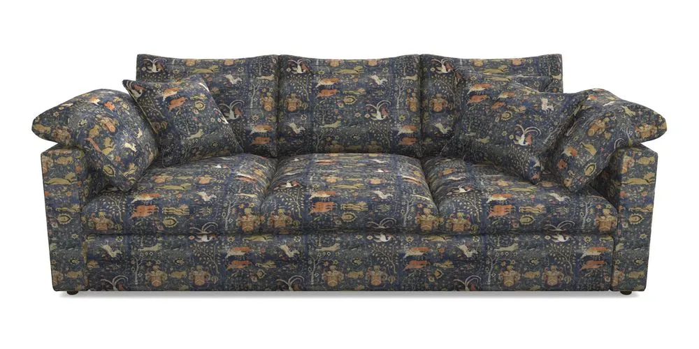 4 Seater Straight Arm Sofa