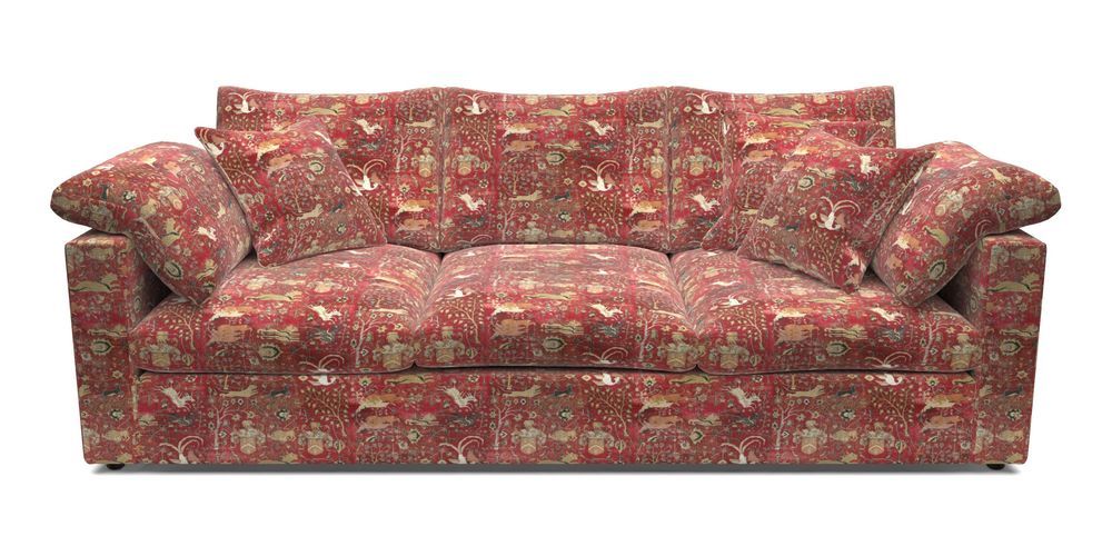 4 Seater Straight Arm Sofa
