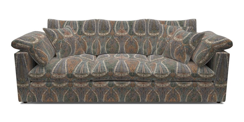 4 Seater Straight Arm Sofa