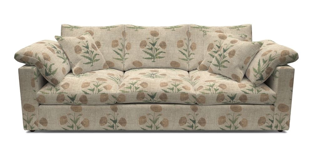 4 Seater Straight Arm Sofa