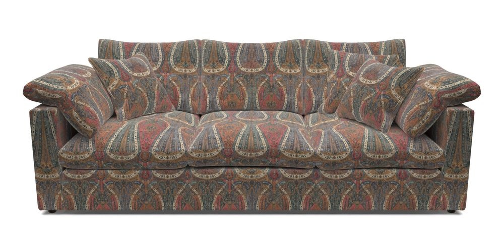 4 Seater Straight Arm Sofa