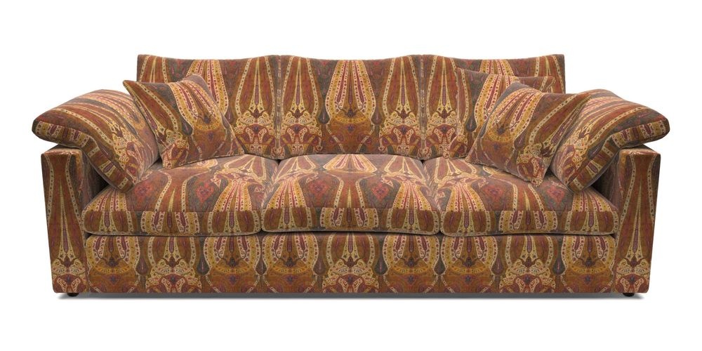 4 Seater Straight Arm Sofa