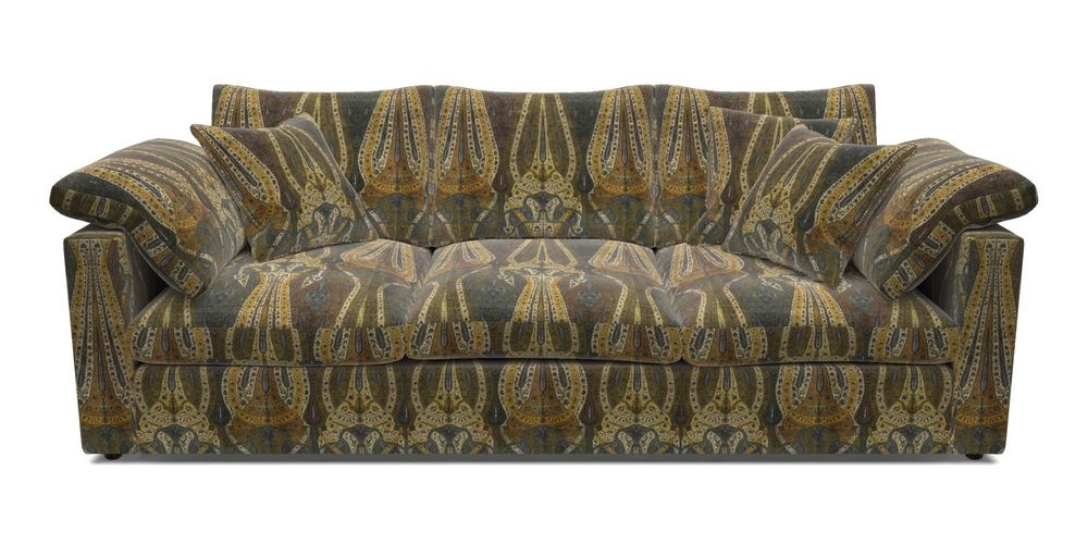 4 Seater Straight Arm Sofa