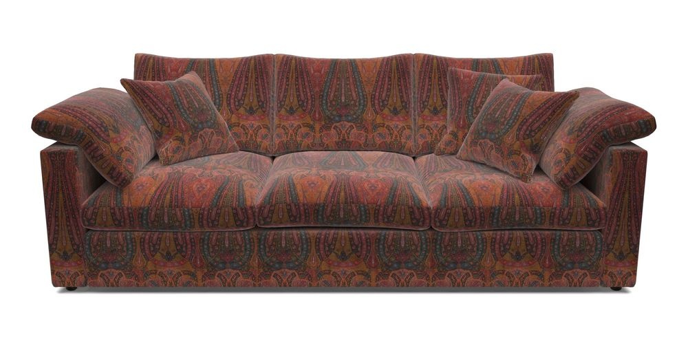 4 Seater Straight Arm Sofa