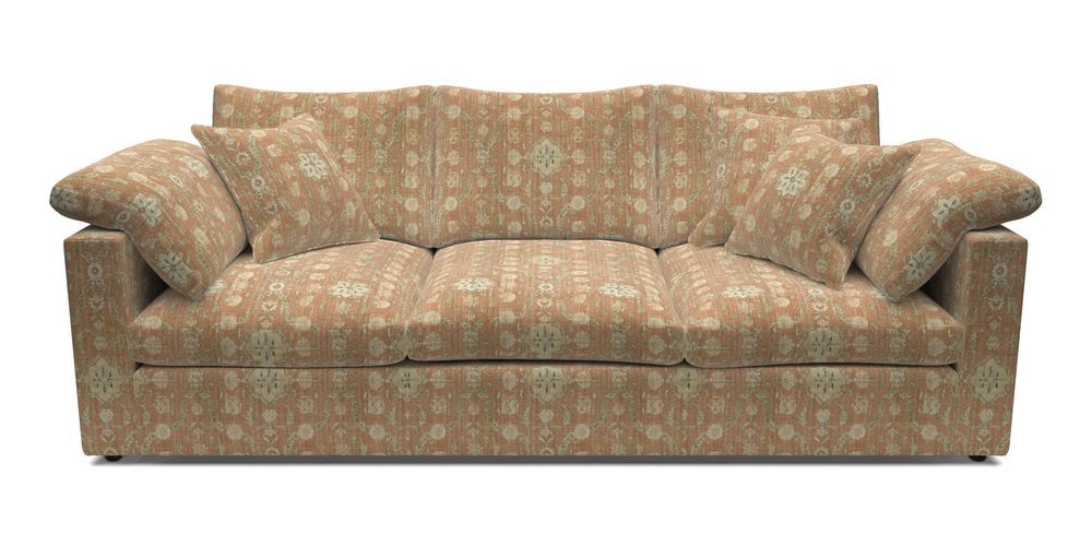 4 Seater Straight Arm Sofa