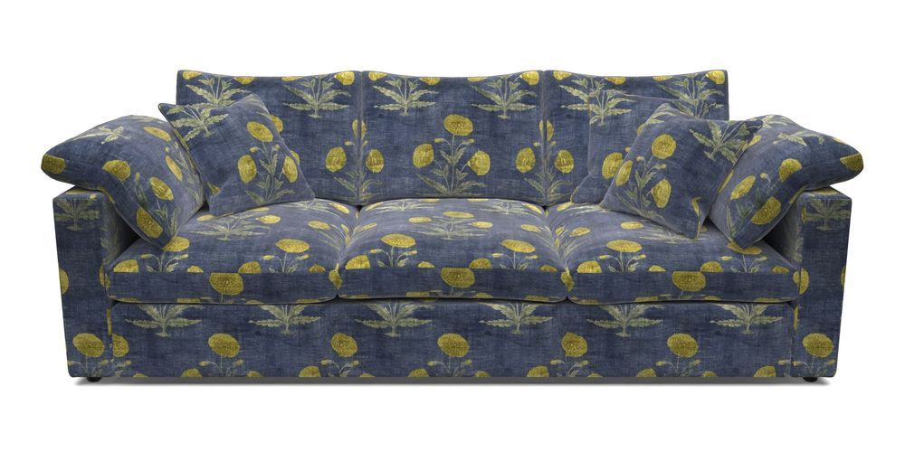 4 Seater Straight Arm Sofa