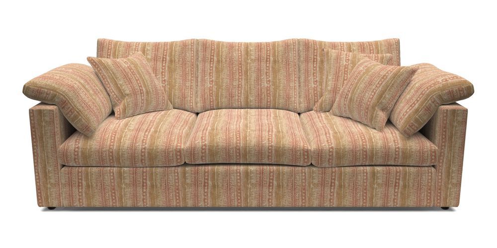 4 Seater Straight Arm Sofa