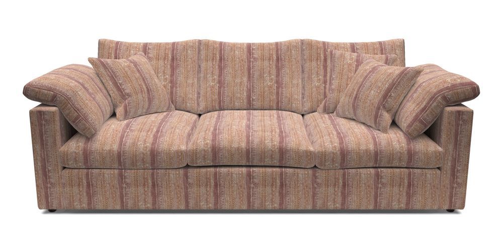 4 Seater Straight Arm Sofa