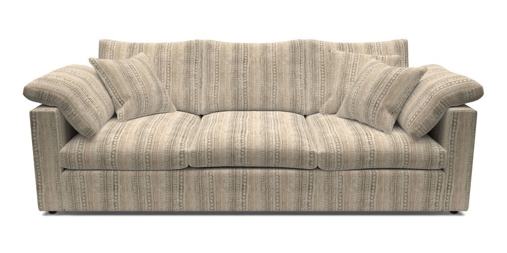 4 Seater Straight Arm Sofa